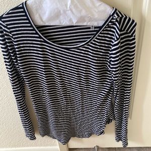 Juniors striped long sleeve.